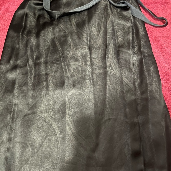 Maxmara Black Paisley Wrap Skirt 8 - Picture 6 of 6
